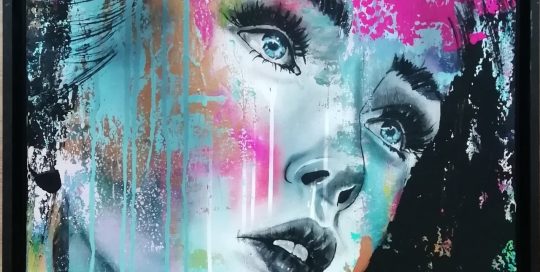 Femke Kock - vrouwen portret geïnspireerd door Tom Waits