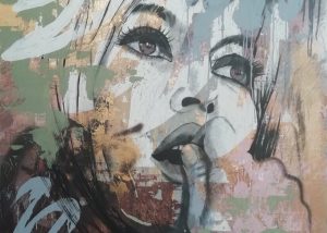 Popart street art graffiti painting Brigitte Bardot)
